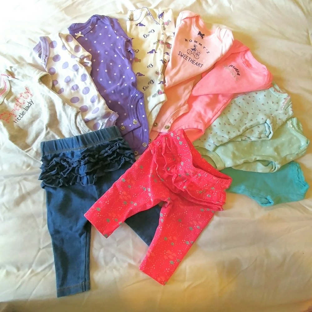 11 pc Newborn Girl Bundle